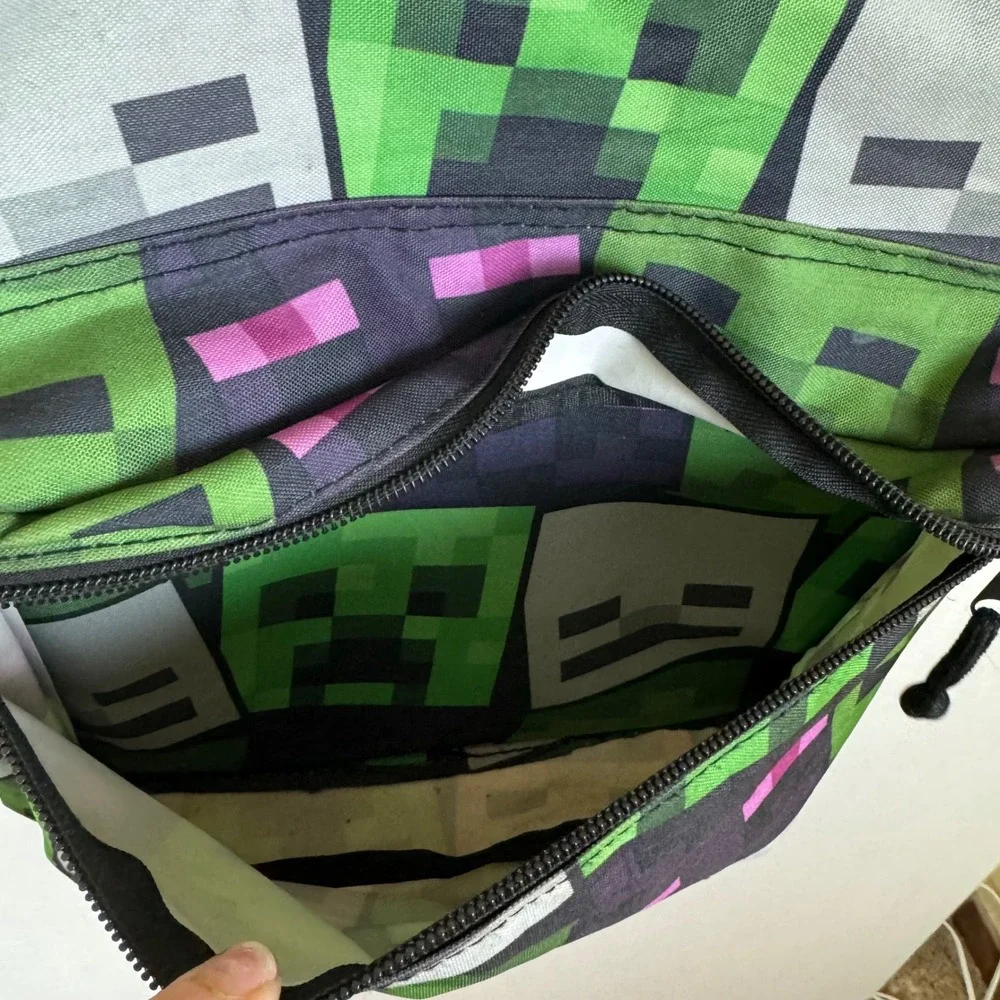 Minecraft backpack showcases
